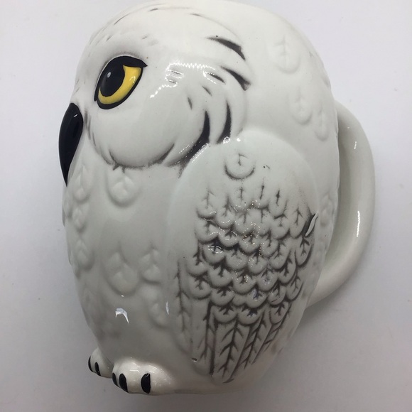 Harry Potter White Ceramic 3D Hedwig Snowy Owl Cup Mug 10 oz - Picture 7 of 12